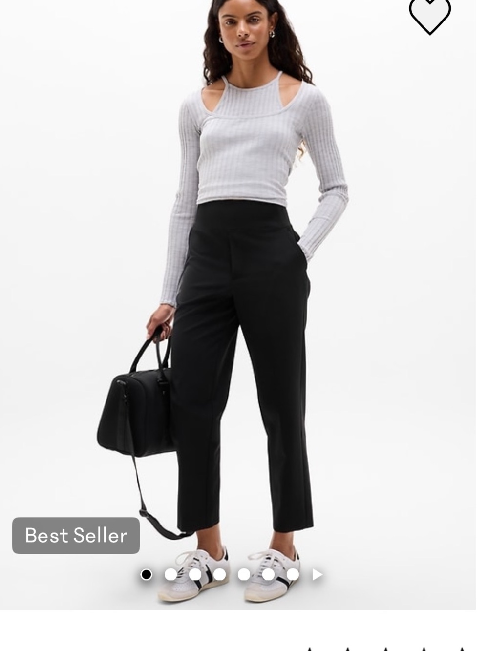 Athleta Black Endless Ponte Ankle Pants - Like New!!